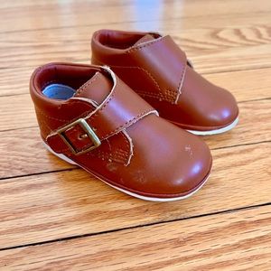 L’Amour Finch Boy's Buckled Leather Boot (Baby) Size 3